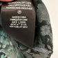 Alice + Olivia Clarice Illusion Yoke Blouse Green Black High Neck Floral Small