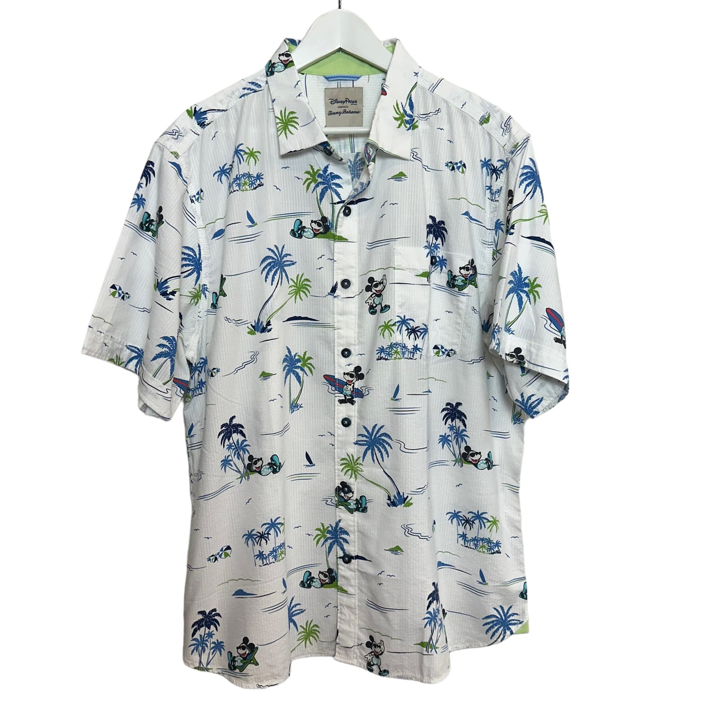 Tommy Bahama x Disney Parks Collection Mickey Mouse Button Shirt Short Sleeve XL
