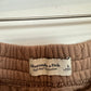 Abercrombie & Fitch High Rise Quilted Lounge Shorts Sweat Brown Tan Large
