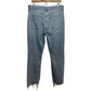 Agolde Merrel Jeans Mid Rise Straight Slim Raw Edge Hem 30