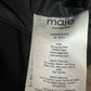 Maje Irisa Romper Black Sleeveless Playsuit Pinafore V Neck Jumper 38 Medium
