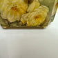 Vintage 70s Wooden Box Bag Yellow Floral Decoupage