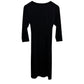 New with Tags Tommy Bahama Black Clara 3/4 Sleeve Faux Wrap Dress Small