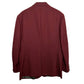 Vintage Stafford Blazer Sport Coat Maroon Burgundy Red 42S