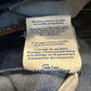 Wrangler High Rise Festival Short Denim Jean Button Fly Dark Wash Cut Off 32
