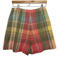 Vintage 90s Liz Claiborne Liz Sport Plaid Skirt Skirt with Shorts Cotton 8