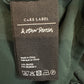 & Other Stories Gathered Floral Jacquard Dress Mini Long Sleeve Dark Green 4