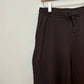 Cuyana Lounge Set French Terry Sweatshirt and Wide Leg Sweatpants Brown Large