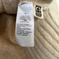 NWT Madewell Placed Bobble Mockneck Sweater Beige Pullover Small