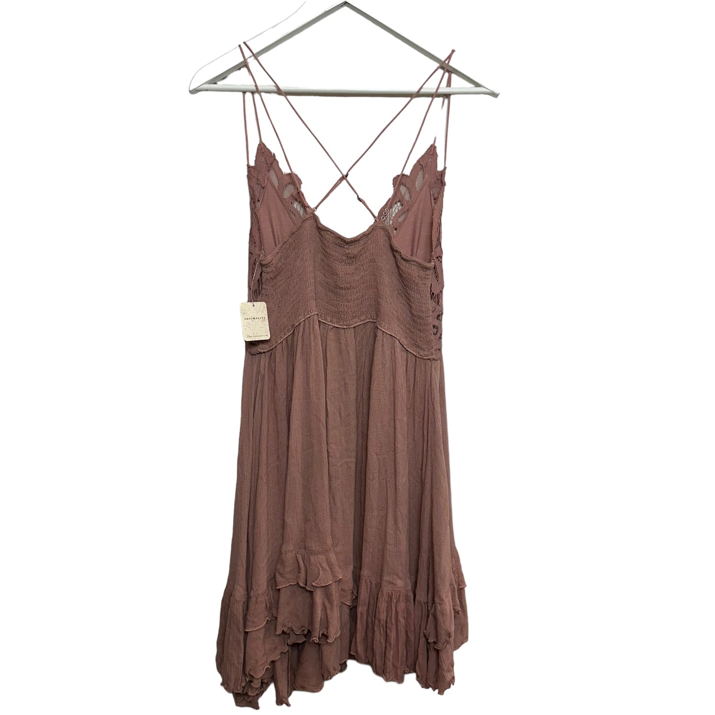 New with Tags Free People Adella Slip Dress Ballet Pink XL