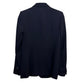 Theory Blazer Navy Blue Wool Blend Two Button Suit Coat Tailored 6