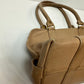 Vintage 80s Coach Soft Satchel Doctor Bag Taupe Beige Leather Made in the USA 4055