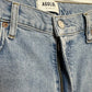 Agolde Merrel Jeans Mid Rise Straight Slim Raw Edge Hem 30
