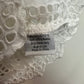 Love Johnny Was Eri Off The Shoulder Top White Eyelet Blouse Large