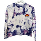 Mother The Square Sweatshirt Purple Tie Dye Rainbow Crewneck Pullover Cotton XS