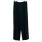 Vintage 90s Valentino Miss V Black Trouser Pants Pleat Front High Rise Straight Leg 8