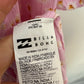 Billabong Pink Floral Swept Away Midi Dress Balloon Sleeves Small