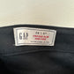 Gap "Vintage" Slim High Rise Black Faux Leather Pants 28 6