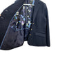 Talbots Aberdeen Blazer Jacket Navy Blue Wool Blend Gold Buttons 12