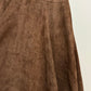 Ralph Lauren Collection Purple Label Lambsuede leather Dress Brown Made in the USA