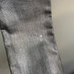 Paige Verdugo Ankle Silver Metallic Coated Denim Pants Skinny Mid Rise 27