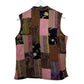 Vintage 90s Coldwater Creek Tapestry Vest Patchwork Small