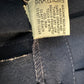 Vintage Head Pleated Mini Skirt Navy Blue 27