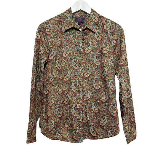 J.Crew Liberty Lee Manor Paisley Slim Perfect Shirt Long Sleeve Button Down Collared 4