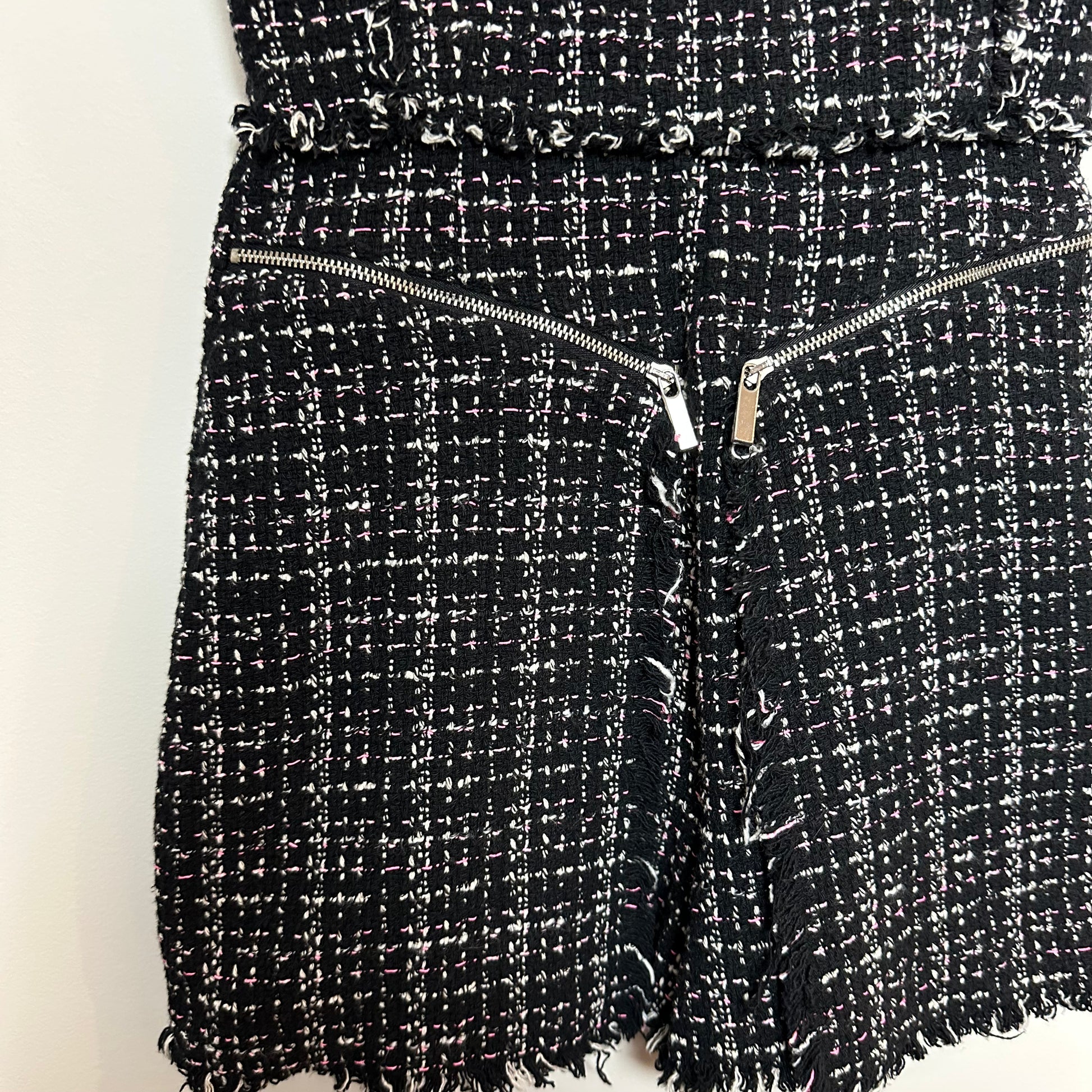Zara tweed sales playsuit black