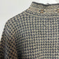 Vintage 90s TSA Outdoors Half Zip Grandpa Sweater Chunky Knit Pullover Medium