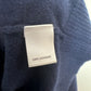 Cremieux Luxury Cashmere Sweater Crew Neck Navy Blue Pullover Large