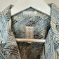 Vintage 90s Burma Bibas Geometric Short Sleeve Button Down Shirt Cotton Medium