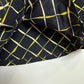 Vintage 90s Banana Republic Mini Skirt Black Patterned Checkered Rayon 4