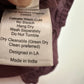 St. Roche Clair Top in Rasin Plum Purple Peasant Long Sleeve High Neck 4