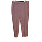 Brooks Brothers Gingham Pants Red White Blue Straight Tailored Trouser High Rise 10