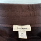 Cuyana Lounge Set French Terry Sweatshirt and Wide Leg Sweatpants Brown Large