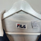 Vintage 90s Fila Jacket Zip Up Wind Breaker Cropped Boxy Navy Blue Collared XL