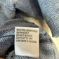 Retro Style Sweater Polo Peletti Blue Patterned Collared Polo Knit Large