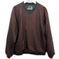 Vintage 90s Forrester's Pullover Windbreaker Golf Maroon Printed Large