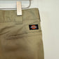 Dickies Slim Straight Fit Work Pants Khaki Utility Trousers 32 X 32