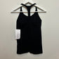 NWT Athleta Renew Support Top Tank Built In Bra A-C Black Small