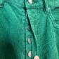 PacSun Green Corduroy Dad Jeans High Waisted Straight Leg 27