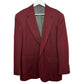 Vintage Stafford Blazer Sport Coat Maroon Burgundy Red 42S