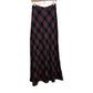 Vintage 70s Sirotto Sport Plaid Maxi Skirt Red, Black, Green Blue 12