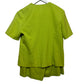 Vintage Lilly Sports Lime Green Skirt Set Skort and Matching Top Medium Petite
