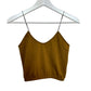 New With Tags Free People Skinny Strap Brami in Amber Glow M/L