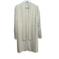 Gal Meets Glam Ines Tie Neck Long Sleeve Shift Dress Cream 14