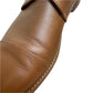 Michael Kors Collection Robbie Leather Monk Strap Oxford Shoes Brown Leather 38