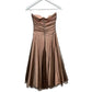 NWT Y2K Speechless Strapless Midi Dress Gown Sheer Mesh Fit and Flare Sparkle Small