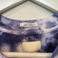 Mother The Square Sweatshirt Purple Tie Dye Rainbow Crewneck Pullover Cotton XS